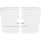 Ekena Millwork Lucan Architectural Grde PVC Contemporary Ceiling Medallion, Two Piece, 18"OD x 3"ID x 6 1/4"C x 1"P CMP18LN2-03000 - alternate 3